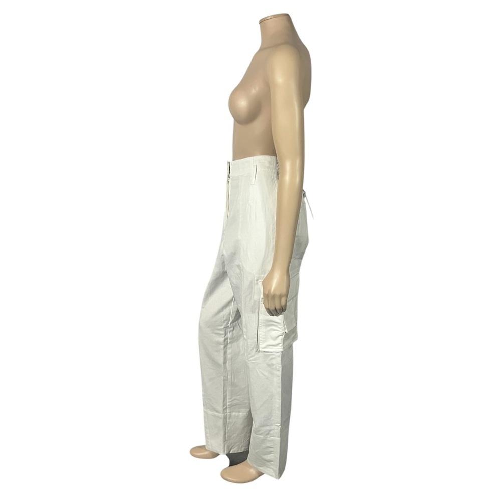 NWT IRO Thais Women's White Cargo trousers Pants - Picture 4 of 12